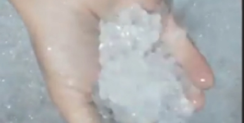 Lluvia y granizo en varios departamentos de Mendoza