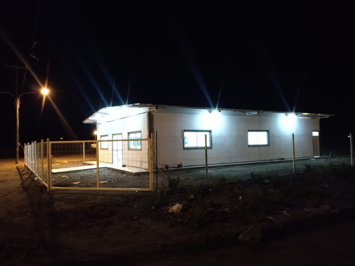 El SUM del Barrio Parque cada vez más cerca de su inauguración