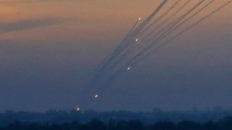Israel interceptó cohetes lanzados desde la Franja de Gaza por segunda noche consecutiva