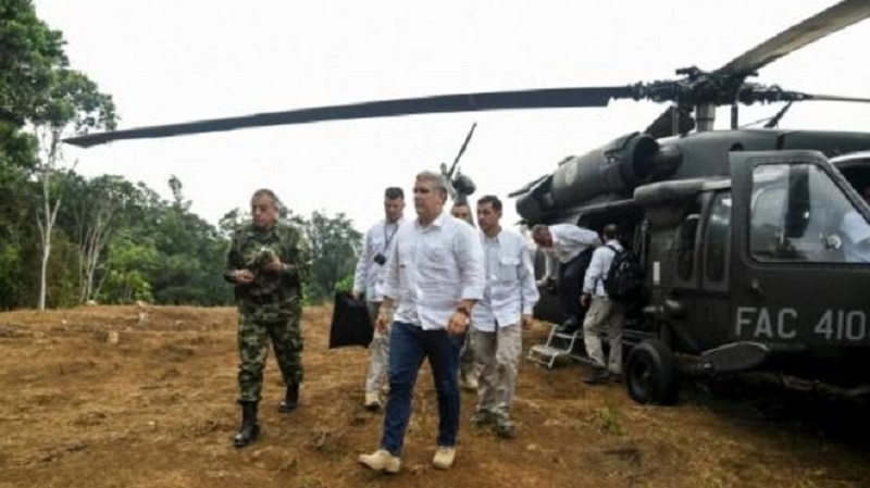 Urgente: ataque al helicóptero del presidente Iván Duque