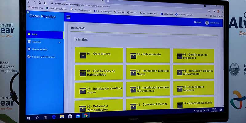 Se puso en funcionamiento la plataforma OnLine de Gestión de Obras Privadas