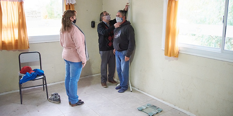 Marcolini recorrió Operativos de Salud y Vacunación