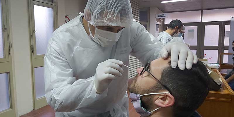 Se realizó un operativo para detectar personas asintomáticas