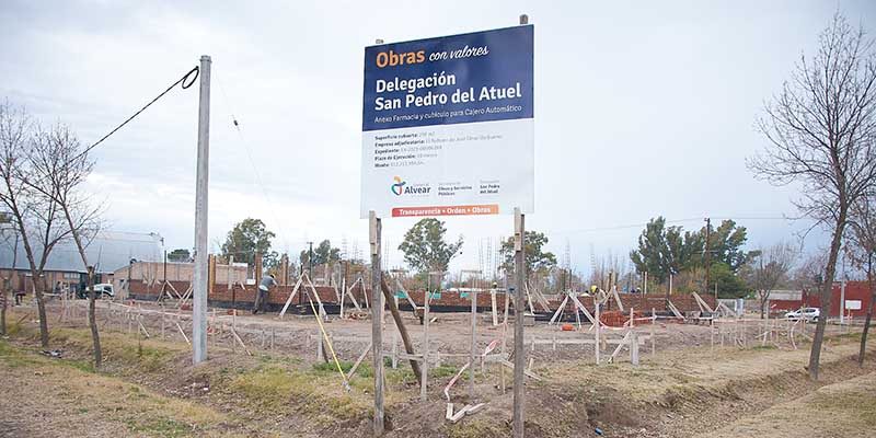 Avanza la construcción de la delegación de Carmensa, un gran anhelo de los vecinos.