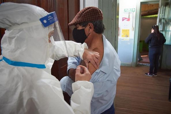 Se realizó un operativo de vacunación en Carmensa