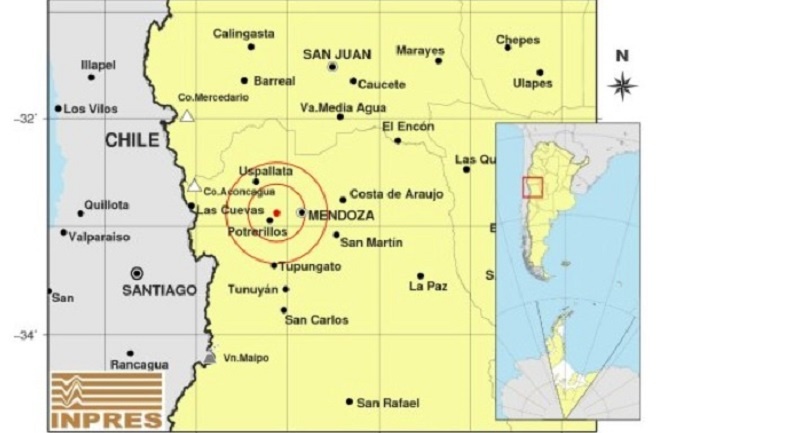 Tembló en Mendoza