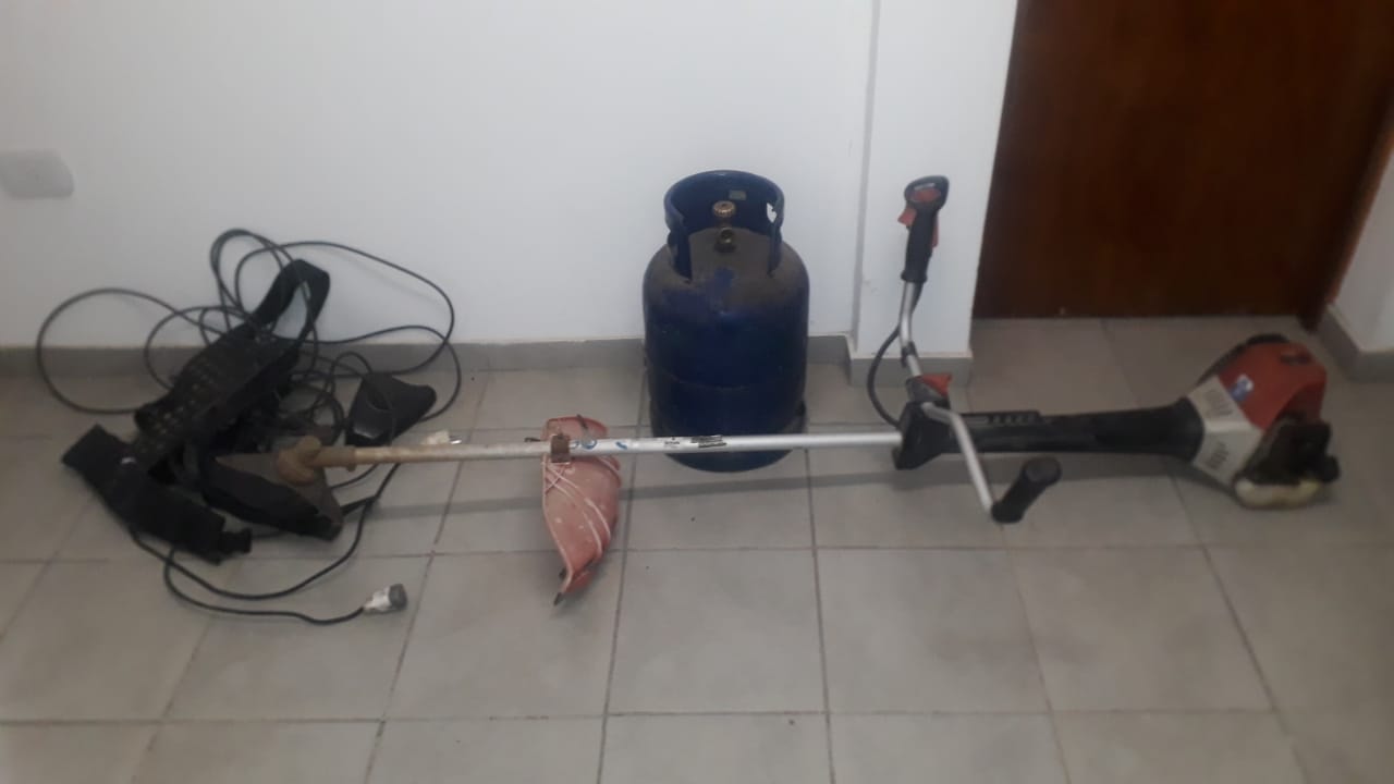 La policía recuperó elementos robados