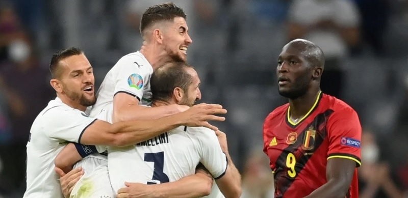 Italia no para: eliminó a Bélgica y está en semis de la Euro