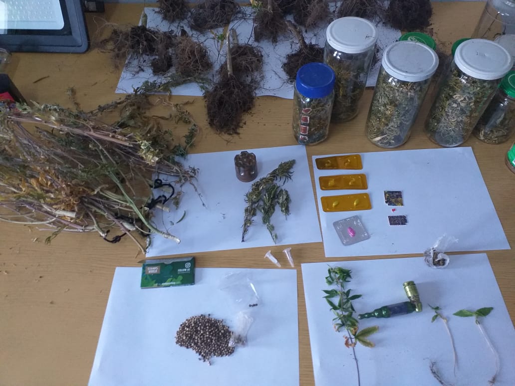 Desbarataron un kiosco de drogas