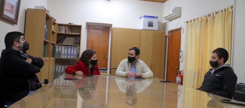 Mauro Páez fue recibido en el Concejo