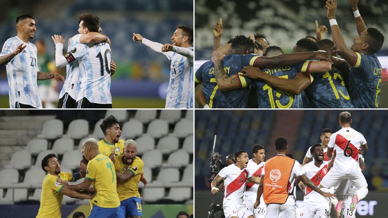 Argentina, Colombia, Brasil y Perú irán por el título: días, horarios y todo lo que hay que saber de las semifinales de la Copa América