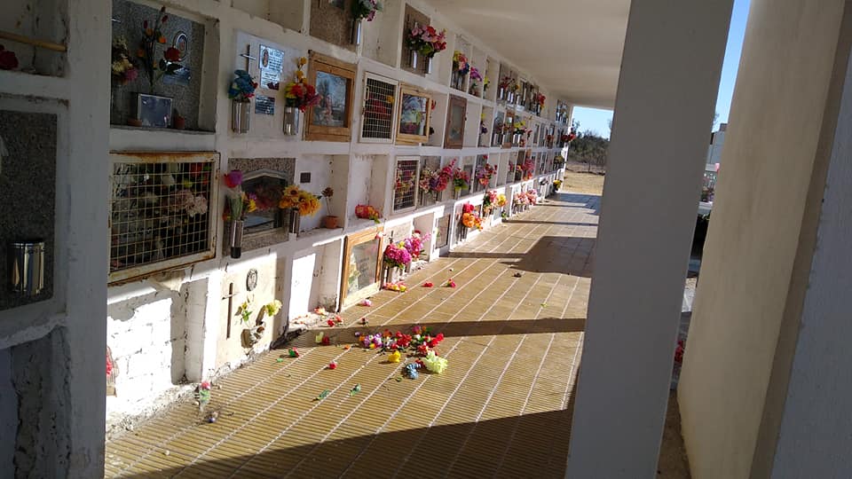 Vándalos provocaron daños en el cementerio de Carmensa