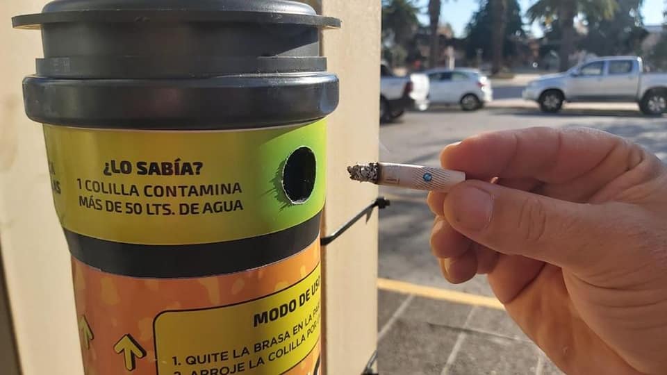 Se presentó el Programa de Reciclado de Colillas de Cigarrillos