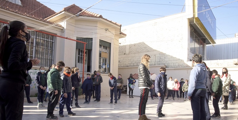 Se realizó un nuevo simulacro de sismo en las escuelas