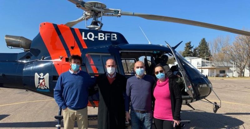 Médicos del hospital Notti volaron de urgencia a San Rafael y le salvaron la vida a una nena