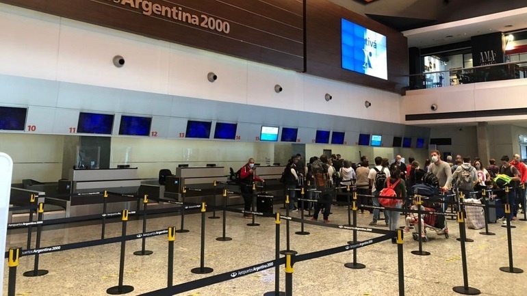 Volvieron los vuelos internacionales al aeropuerto de Mendoza