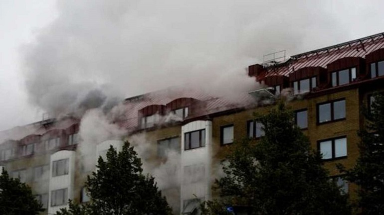 Más de veinte heridos por una explosión en un edificio de Suecia