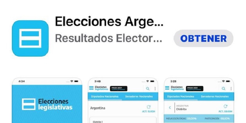 Lanzaron una aplicación para seguir el resultado de las elecciones por el celular