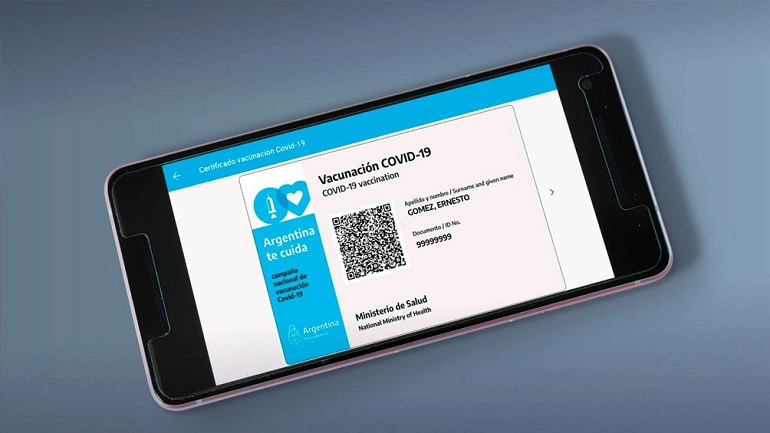 El país acreditará la vacunación de forma internacional a través de la App Mi Argentina