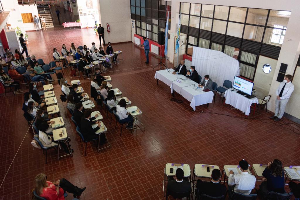 Con la presencia del Vicegobernador se realizó un Simulacro de Sesión del Senado