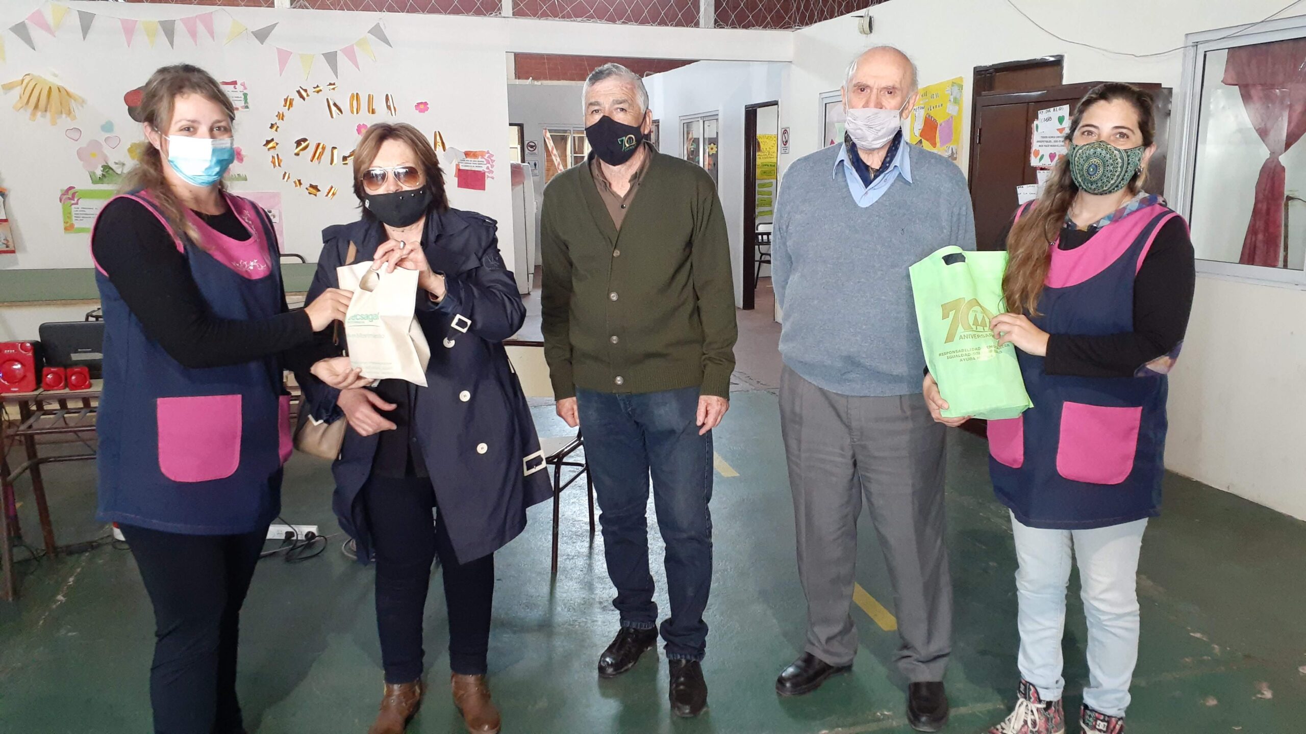 Nuevo gesto solidario de Fundación Cecsagal para ayudar a la escuela Raúl Alfonsín