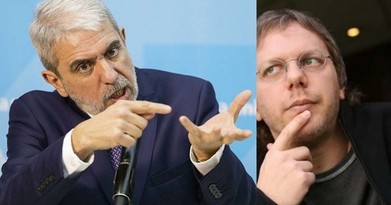 Fuerte repudio a Aníbal Fernández por intimidar a Nik