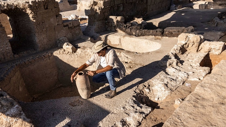 Arqueólogos descubren en Israel un complejo de producción de un “prestigioso vino” de hace 1.500 años