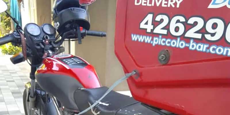 La policía recuperó una moto robada