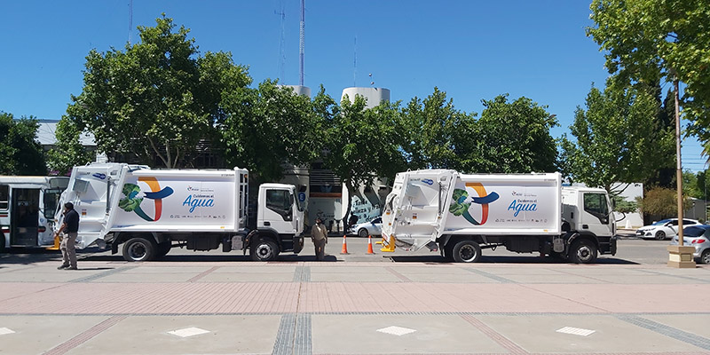 El Municipio renueva su parque automotor y suma dos nuevos camiones recolectores