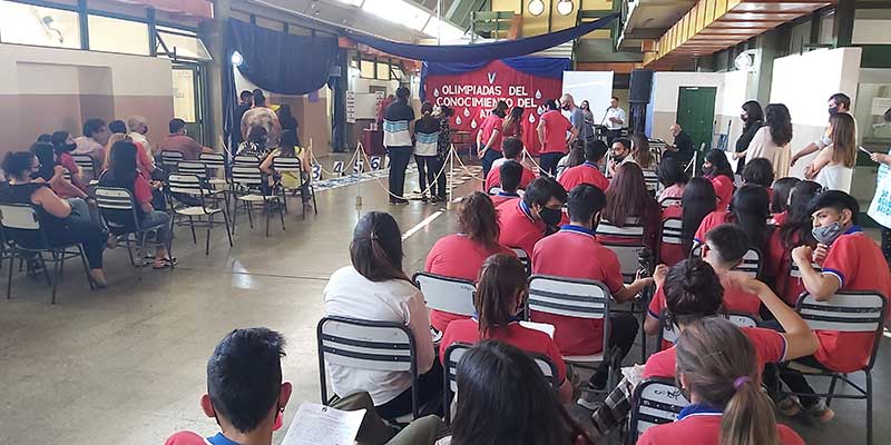 Con éxito se realizaron las V Olimpiadas del Conocimiento de la Escuela Río Atuel