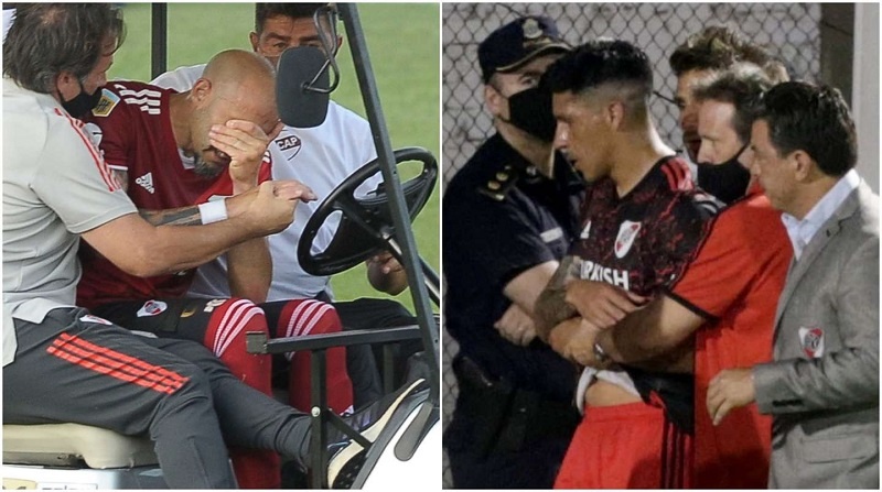 Misma cancha, mismo resultado y mismo minuto: las coincidencias de la lesión que sufrió Enzo Pérez con la de Javier Pinola