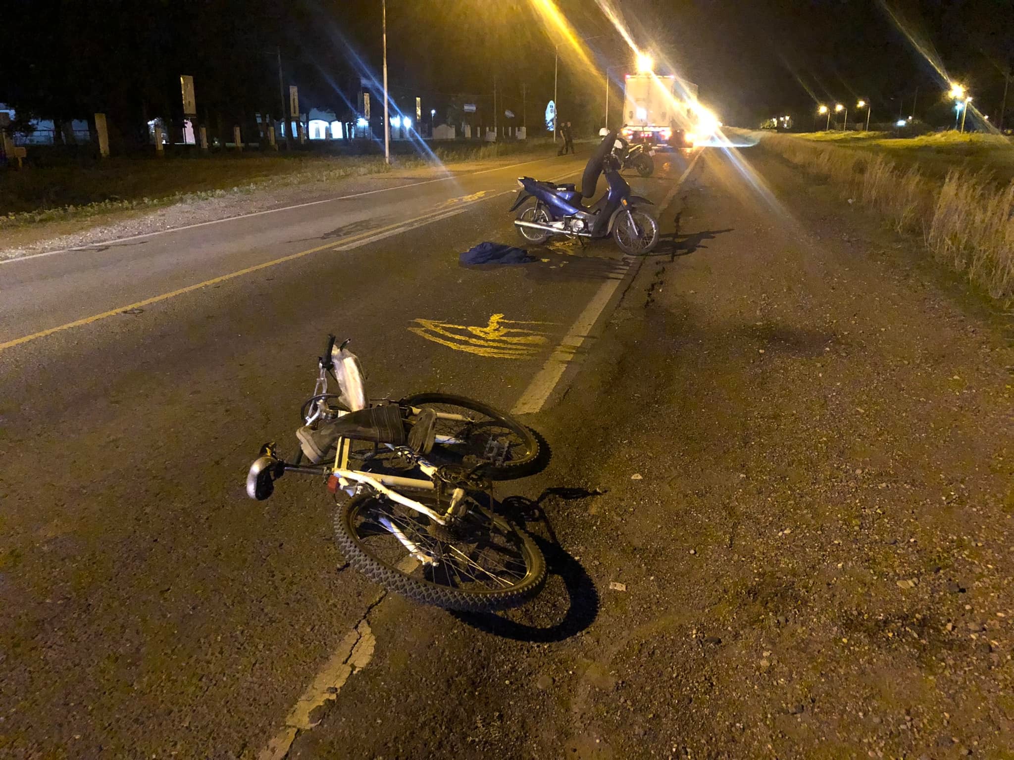 Accidentada noche de martes