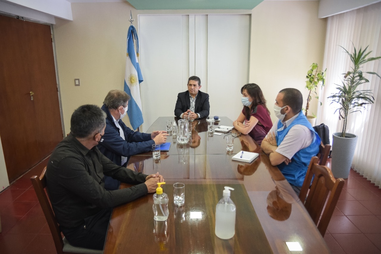Alvear es parte de “Ciudades Solidarias” y por primera vez recibió la visita de autoridades de ACNUR