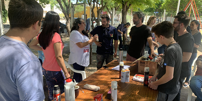 Comenzó el Taller Participativo de Graffiti para Jóvenes en Skatepark