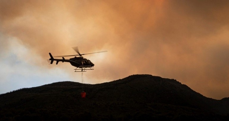 Tragedia en la Patagonia: así fue la caída del helicóptero en el que murieron 2 personas