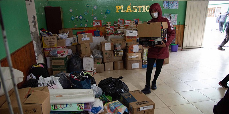 El Grupo Solidario Beduinos 4×4 colaboró con la escuela Fuerte Nuevo