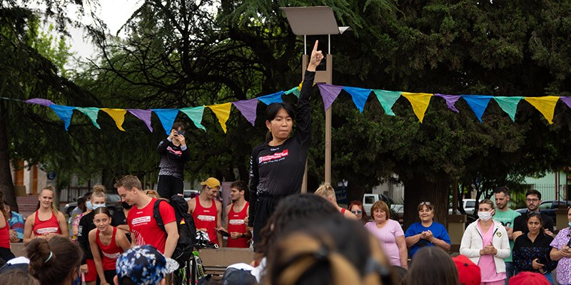 Se realizó la IV Kermés Saludable y Educativa, con la participación del National Danish Performance Team