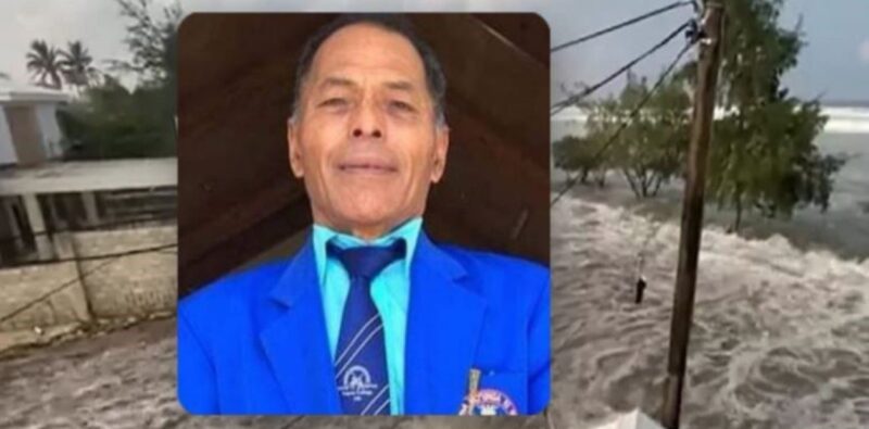 El jubilado discapacitado que sobrevivió al tsunami de Tonga flotando durante 27 horas en el mar