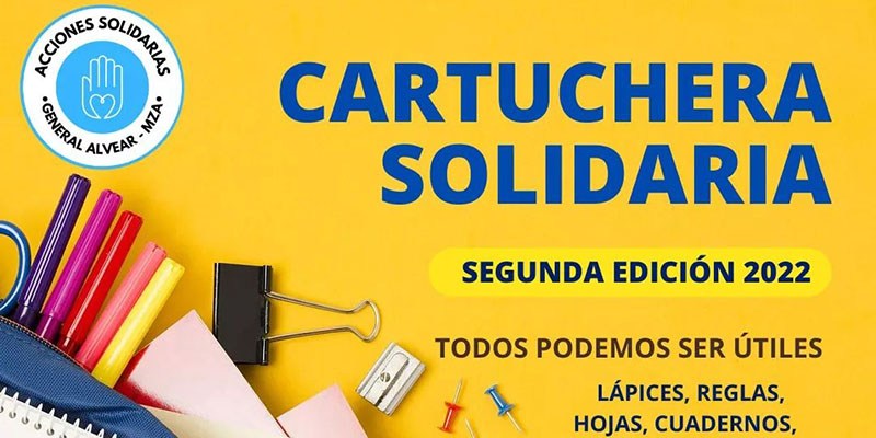 La 2º “Cartuchera Solidaria” reúne elementos para chicos de distintas escuelas