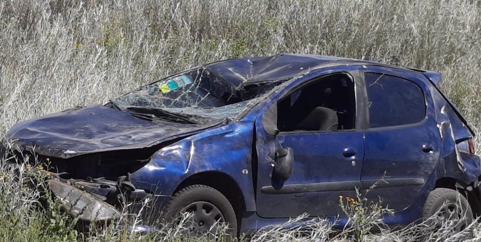 Fuerte accidente en La Mora