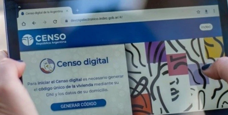 Desde el miércoles 16 de marzo los mendocinos podrán completar el Censo Nacional de forma digital