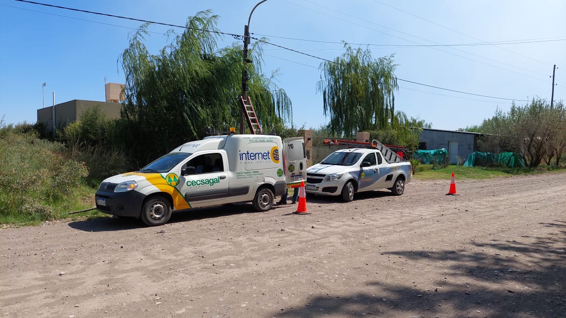 La fibra óptica de Cecsagal avanza sin descanso