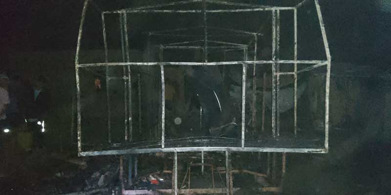 Voraz incendio provocó graves daños en una vivienda