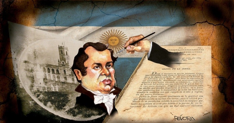 Cómo era el primer periódico patrio que creó Mariano Moreno