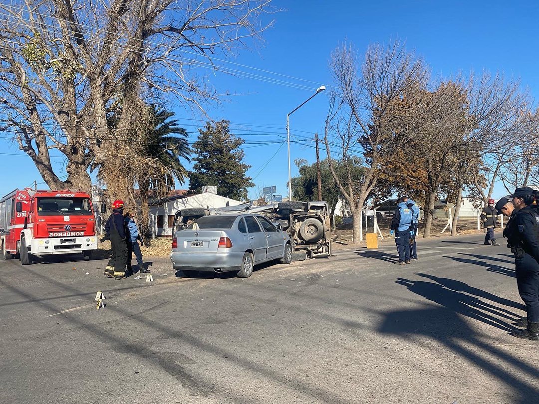 Impactante accidente en Alem y Uspallata