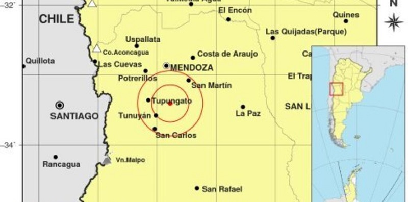 Se movió el piso en Mendoza