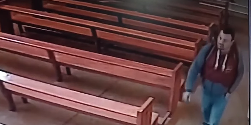 Robó en la parroquia, se arrepintió y devolvió lo sustraído