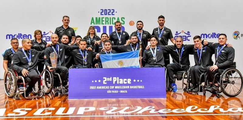 Argentina salió subcampeón en la Copa América de básquet adaptado