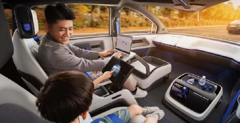 Revolución: China mostró el primer auto sin volante