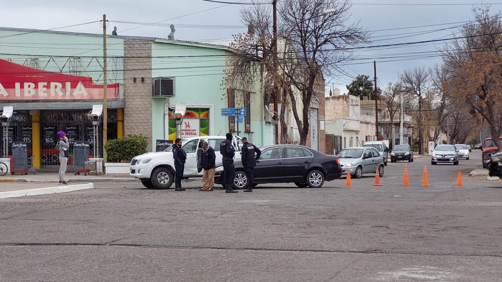 Mediodía accidentado en la Ciudad
